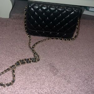 Black and Gold evening bag